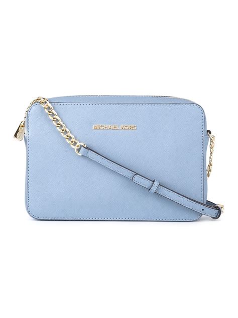 michael kors blue two tone bag|Michael Kors vanilla crossbody bag.